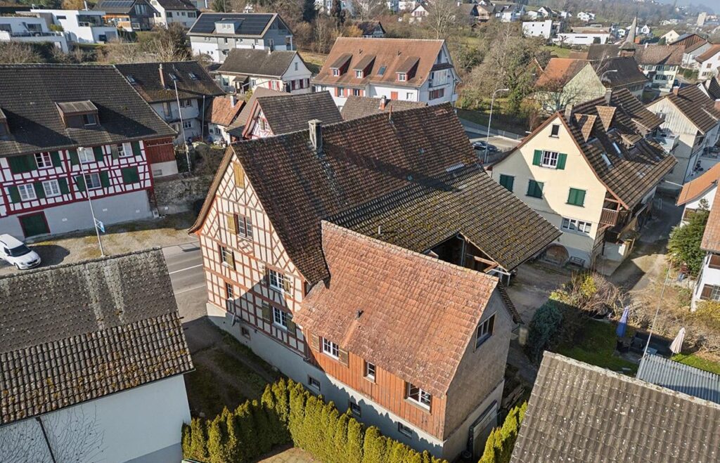 Riegelhaus Triboltingen Drohnenfoto Luftbild
