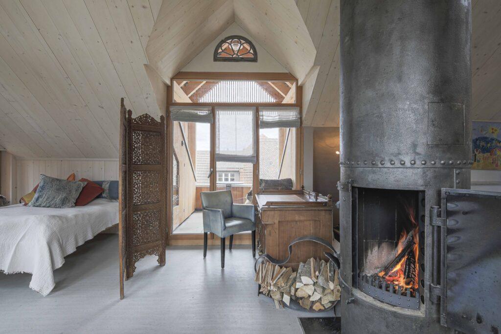 Wohnung Ofenrohr Ofen Feuer Kamin