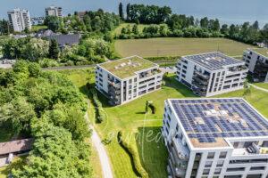 Rivage Bottighofen Luftbild Mehrfamilienhaus Bodensee