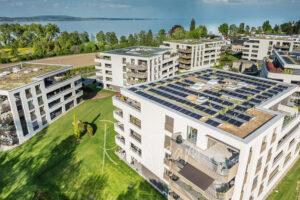 Rivage Bottighofen Luftbild Mehrfamilienhaus Bodensee