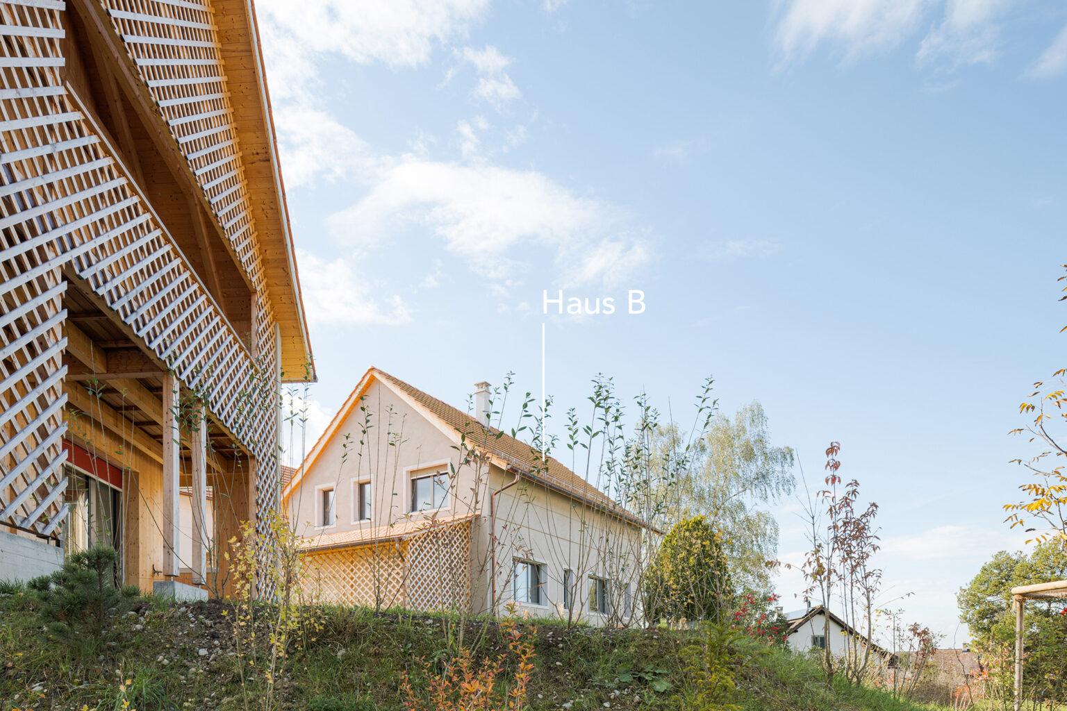 Einfamilienhaus Holzhaus Neubau Nussbaumen Hüttwilen