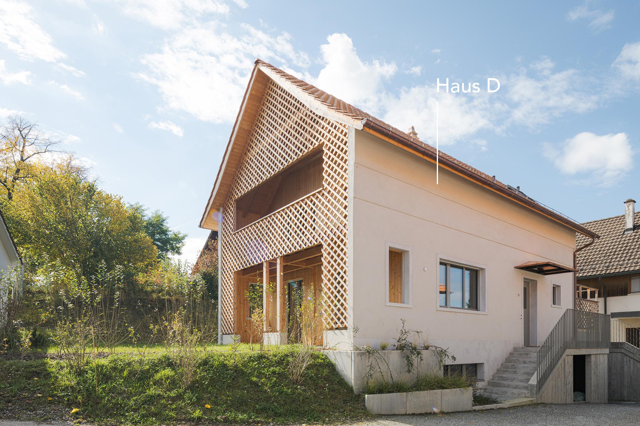 Einfamilienhaus Holzhaus Neubau Nussbaumen Hüttwilen